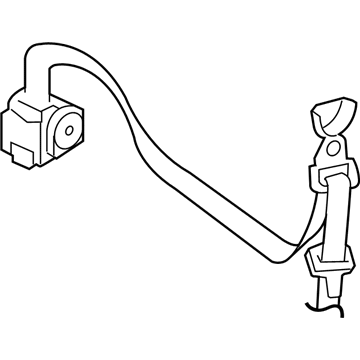 2007 Dodge Nitro Seat Belt - 5KJ701J8AE