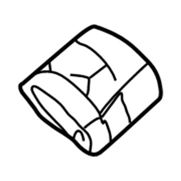 Chrysler MU470013 Windshield Pillar Trim Clip