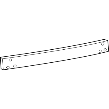 Dodge 68209675AA Impact Bar