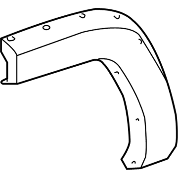 Mopar 5JP86TZZAD Flare, Rear Passenger Side Mopar 5JP86TZZAD Flare, Rear Passenger Side