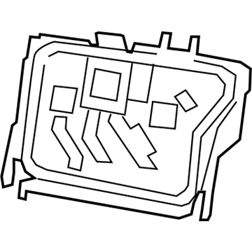 Jeep 68088147AA Frame - Rear Seat Back 60%
