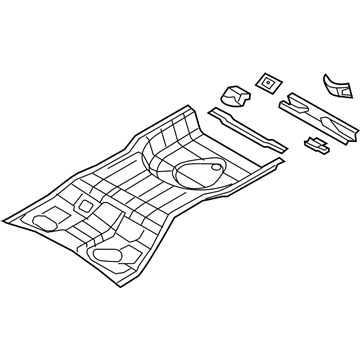 Chrysler Sebring Floor Pan - 5076043AF