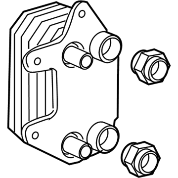 Dodge 5290014AE Oil Cooler Assembly