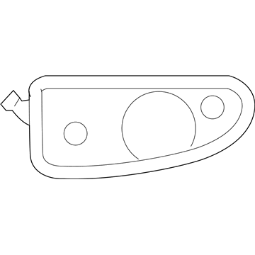 Chrysler 5116212AB Lamp Bezel