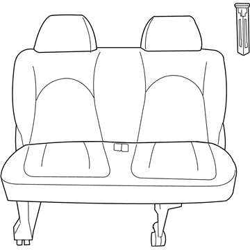 Dodge WV551D5AA Seat Assembly