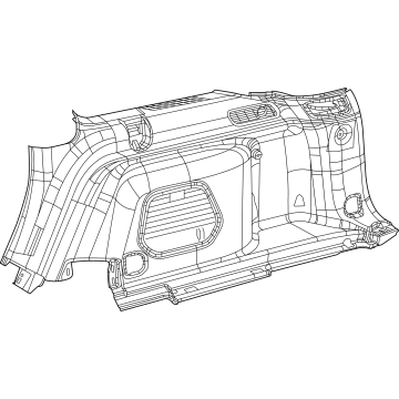Jeep 7RP28TX7AA Lower Quarter Trim