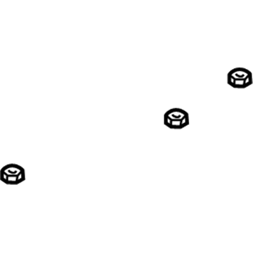 Jeep 5019267AA Seat Mount Nut