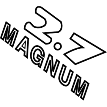 Dodge 5152007AA Nameplate