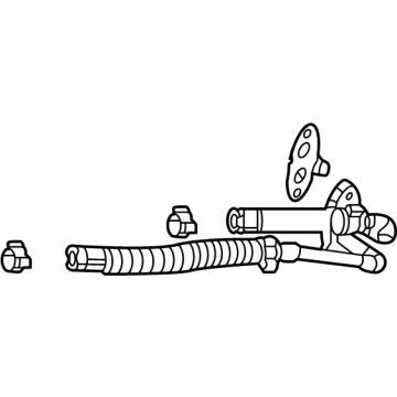 Jeep 68487030AA Water Hose Assembly