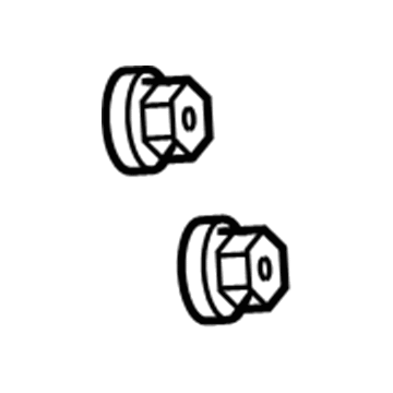 Dodge 6100055 Front Insulator Nut