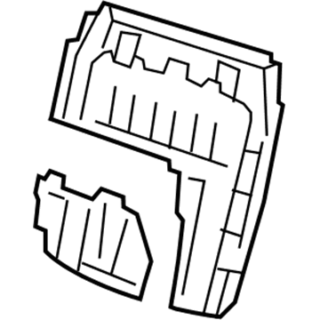 Chrysler 1FK741J3AC Seat Back Panel