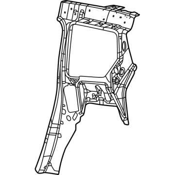 Jeep 68541847AF Inner Quarter Panel