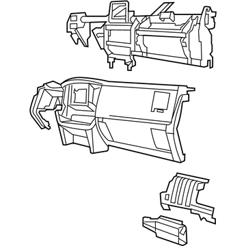 Dodge 1JX841J8AA Instrument Panel