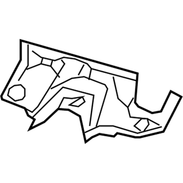 Mopar 5115816AF Silencer, Lower Inner