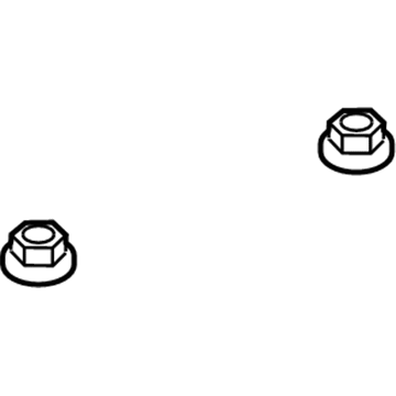 Ram 6104717AA Tank Strap Nut