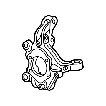 Chrysler Voyager Steering Knuckle - 68621603AA