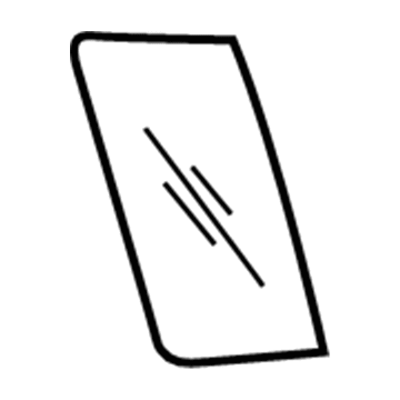 Dodge 4087023 Glass - Quarter Window