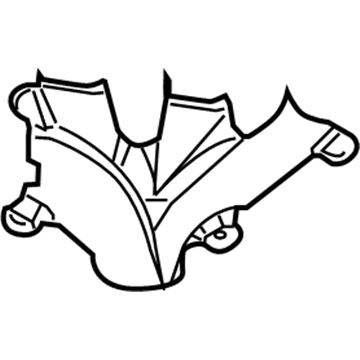 Dodge Exhaust Heat Shield - 4666090AC