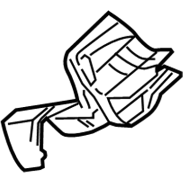 Dodge 5109629AA Heat Shield