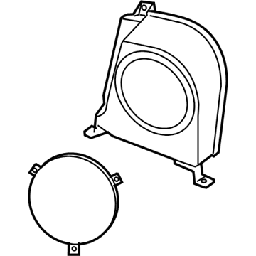 Mopar 1CW46XDVAF Woofer