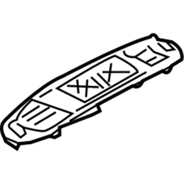 Dodge 5104271AA Defroster Grille