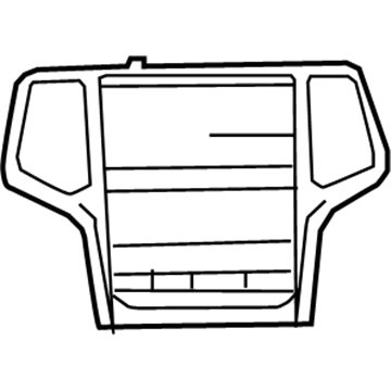 Jeep 1TG01GFAAC Center Bezel