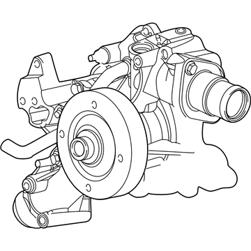 Dodge 68382494AA Water Pump Assembly