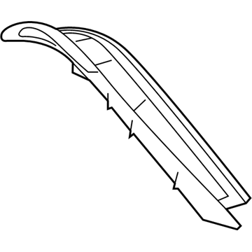 Mopar 68195636AC Filler, Rear Passenger Side