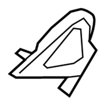 Mopar 1DQ461KAAA Side Shield, Beige, Front Outer Passenger Side