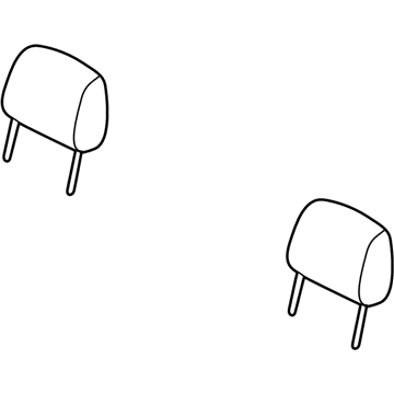 Dodge YB251DVAA Headrest