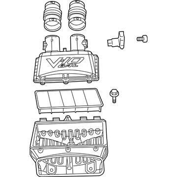 2016 Dodge Viper Air Filter Box - 5037935AC