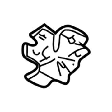 Chrysler 4696819 Rear Reinforcement Bracket