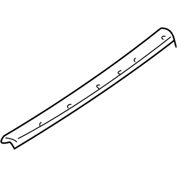 Mopar MB888343 Bumper Cover Retainer Plate, Rear Lower