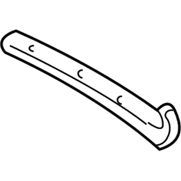 Mopar MR432901 Bumper Cover Retainer Plate, Rear Driver Side Mopar MR432901 Bumper Cover Retainer Plate, Rear Driver Side