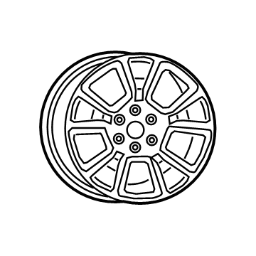 Mopar 5YD571AUAA Wheel, Alloy