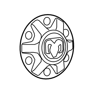 Mopar 6CW52S4AAA Center Cap