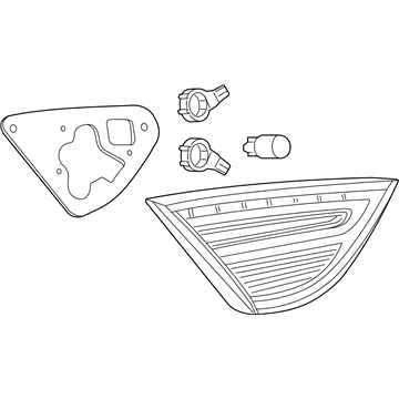 Chrysler 200 Tail Light - 68110364AA