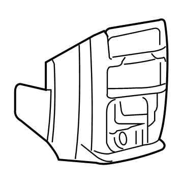 Dodge 1QL59BD1AC Lower Console