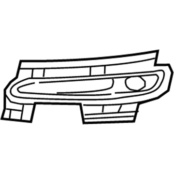 Jeep 68214326AA Fog Lamp Bezel