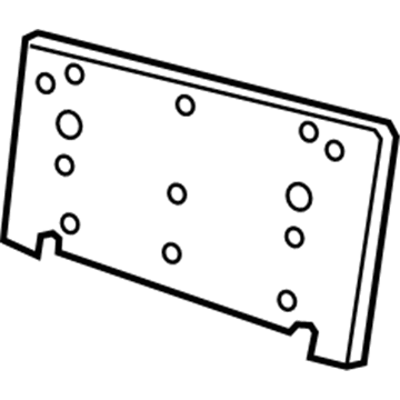 Jeep 68190896AC License Bracket