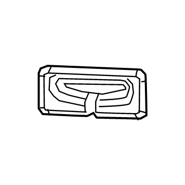 Ram 6VX58TX7AA Center Belt Assembly Bezel