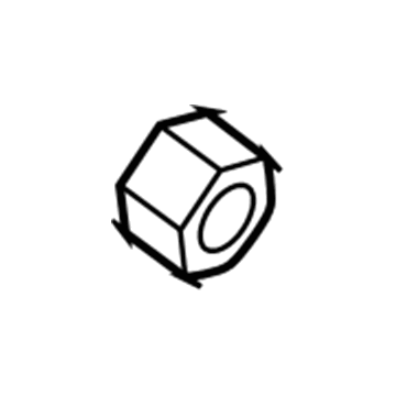 Dodge 6505161AA Bumper Cover Nut