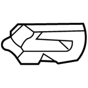 Dodge 4805394AA End Cap