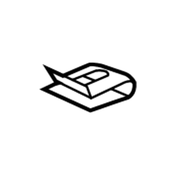 Jeep 6510313AA Lower Column Cover Clip