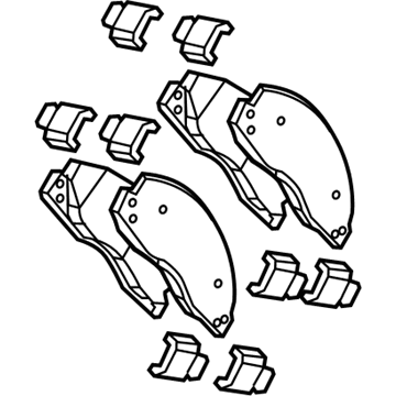 Ram 68049148AA Brake Pads