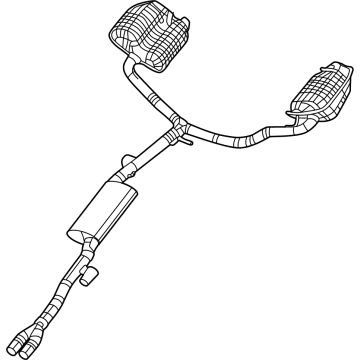 Chrysler 68227346AF Muffler & Pipe