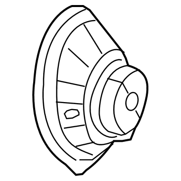 Jeep 5091019AB Rear Driver Speaker