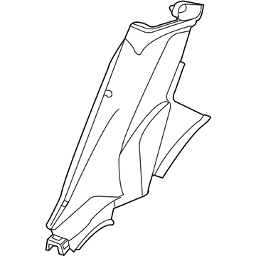 Chrysler 1SL50DX9AA Lower Quarter Trim