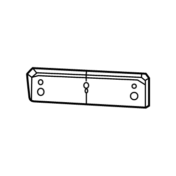 Jeep 6WA18RXFAA License Bracket