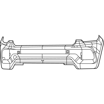 Jeep 68552413AA Bumper Cover